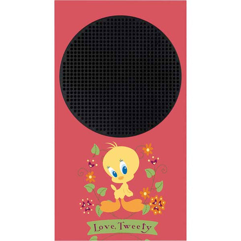 Looney Tunes Tweety Embroidered Xbox Series S Console Skin